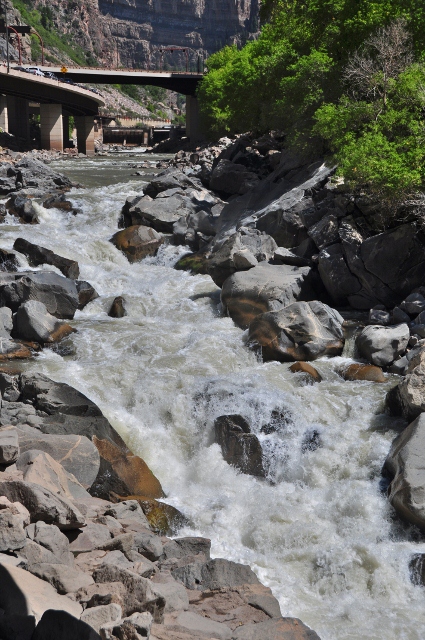 the Glenwood Canyon bike path